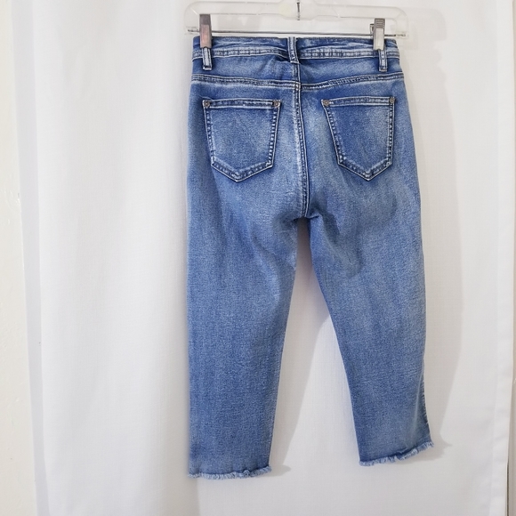 Capri denim red side stripe - Picture 4 of 10